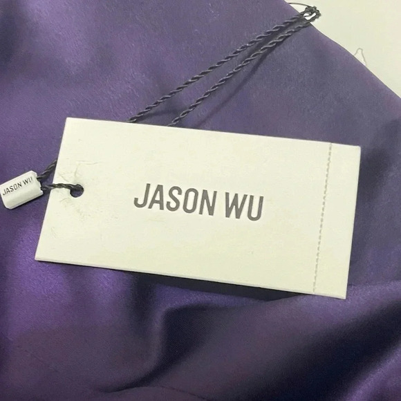 Jason Wu Satin Vest Royal Purple Size 10 NWT - Picture 4 of 8